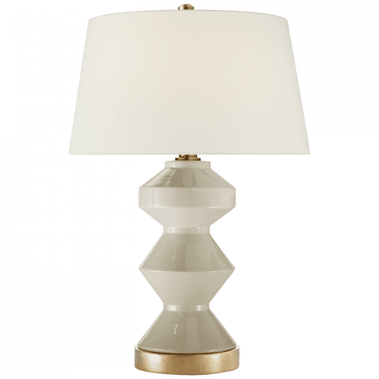 Visual Comfort Signature Weller Table Lamp Coconut Porcelain