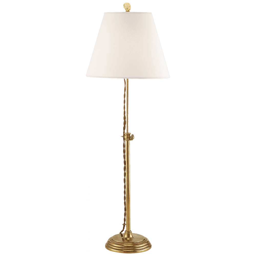 Visual Comfort Signature Wyatt Accent Lamp Hand-Rubbed Antique Brass