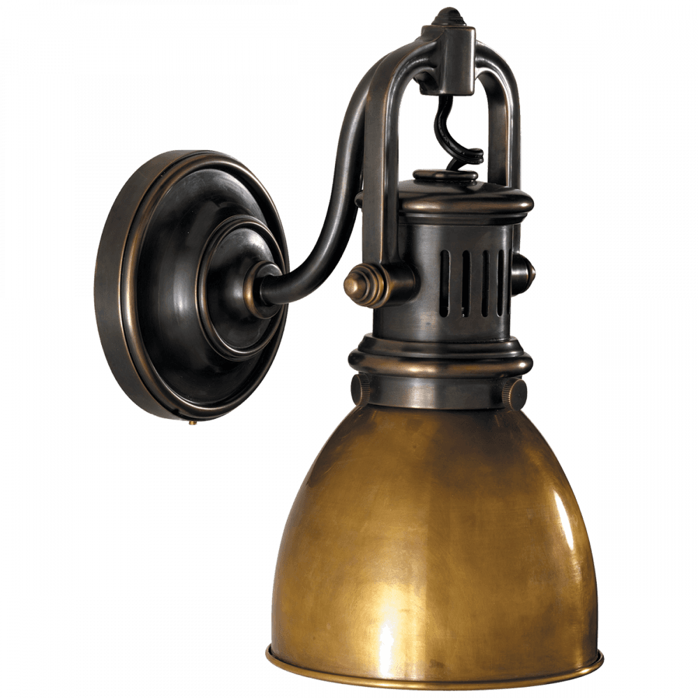 Visual Comfort Signature Yoke Suspended Wall Sconce Bronze