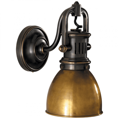 Visual Comfort Signature Yoke Suspended Wall Sconce Bronze