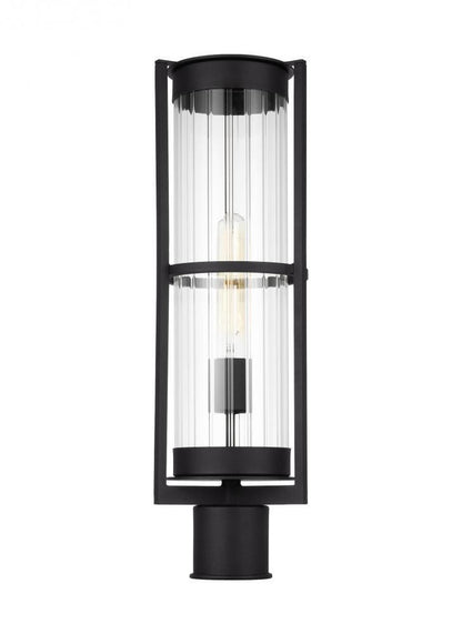 Visual Comfort Studio Alcona Outdoor Post Lantern Black