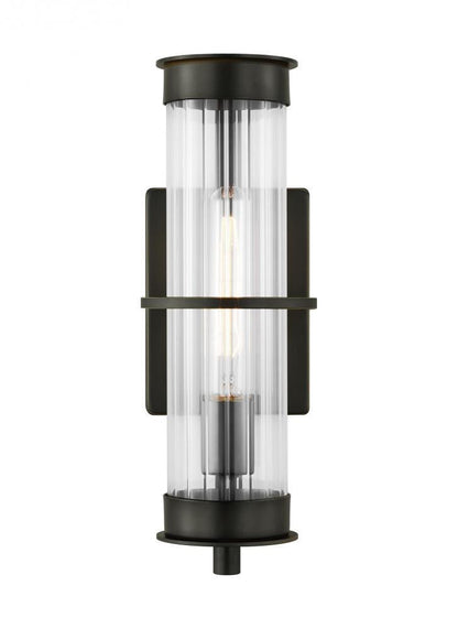 Visual Comfort Studio Alcona Medium Outdoor Wall Lantern Antique Bronze