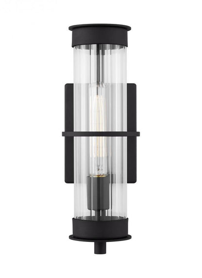 Visual Comfort Studio Alcona Medium Outdoor Wall Lantern Black