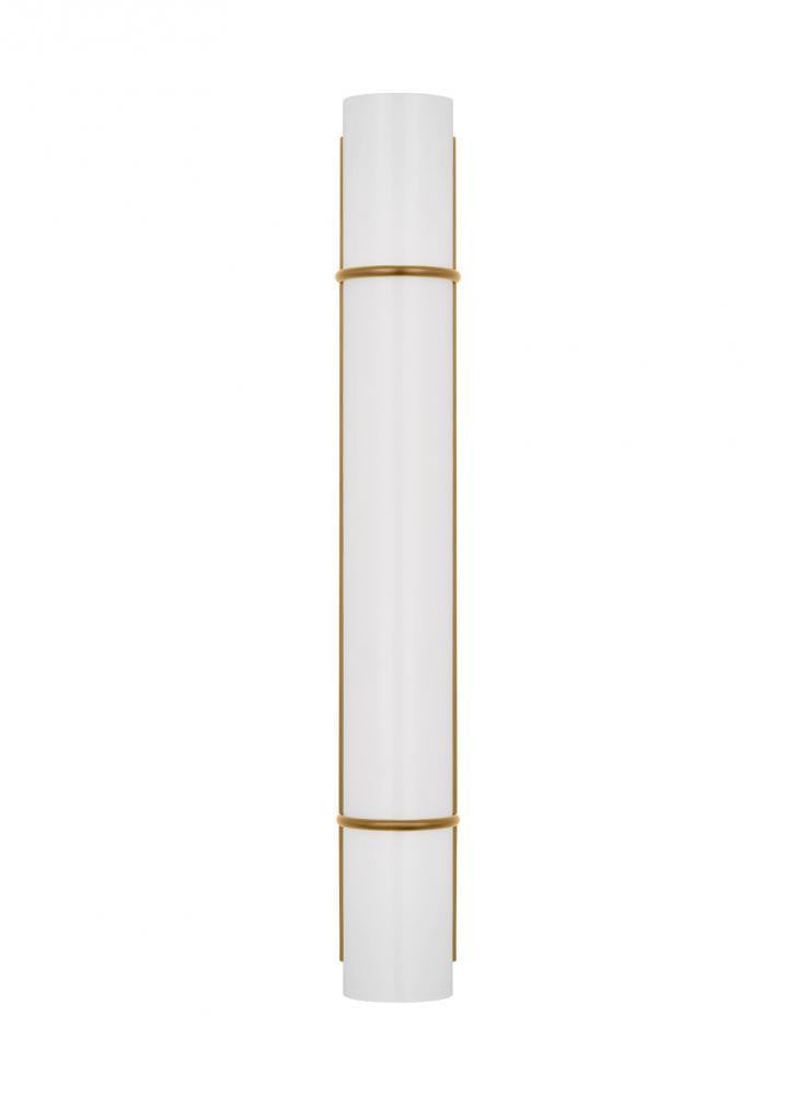 Visual Comfort Studio Amelie Medium LED Vanity Light Burnished Brass