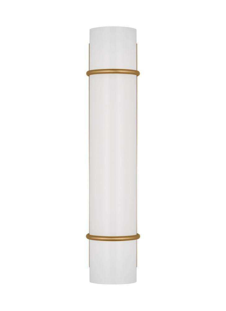 Visual Comfort Studio Amelie Small LED Vanity Light Burnished Brass