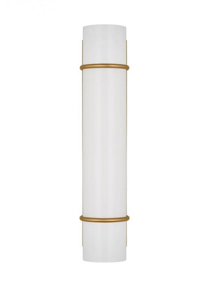 Visual Comfort Studio Amelie Small LED Vanity Light Burnished Brass