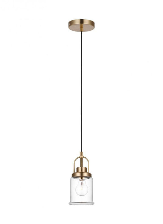 Visual Comfort Studio Anders Mini LED Pendant Satin Brass