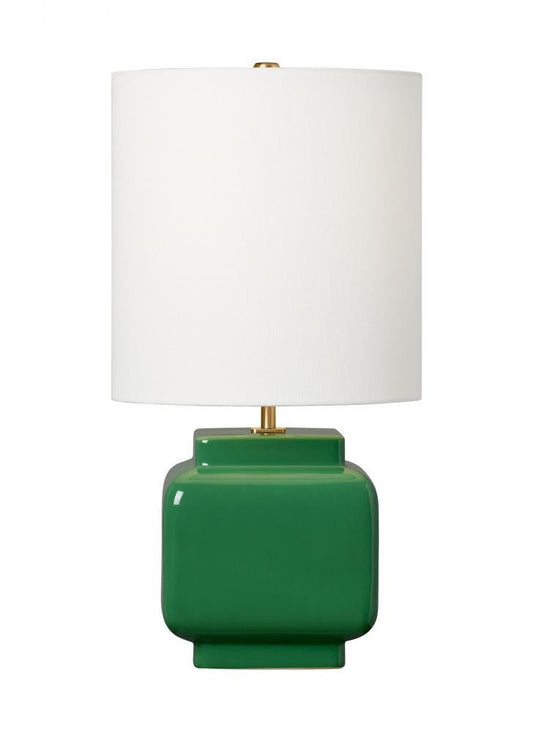 Visual Comfort Studio Anderson Medium LED Table Lamp Green