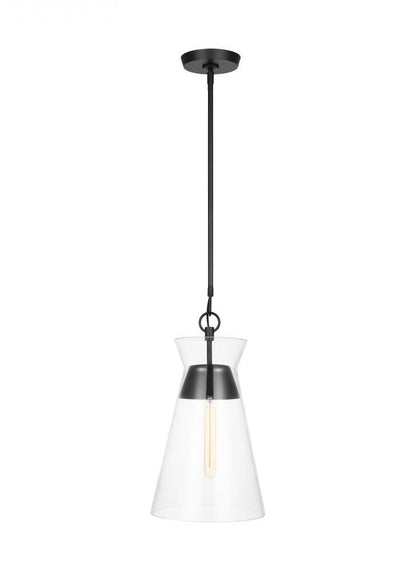 Visual Comfort Studio Atlantic Narrow Pendant Aged Iron