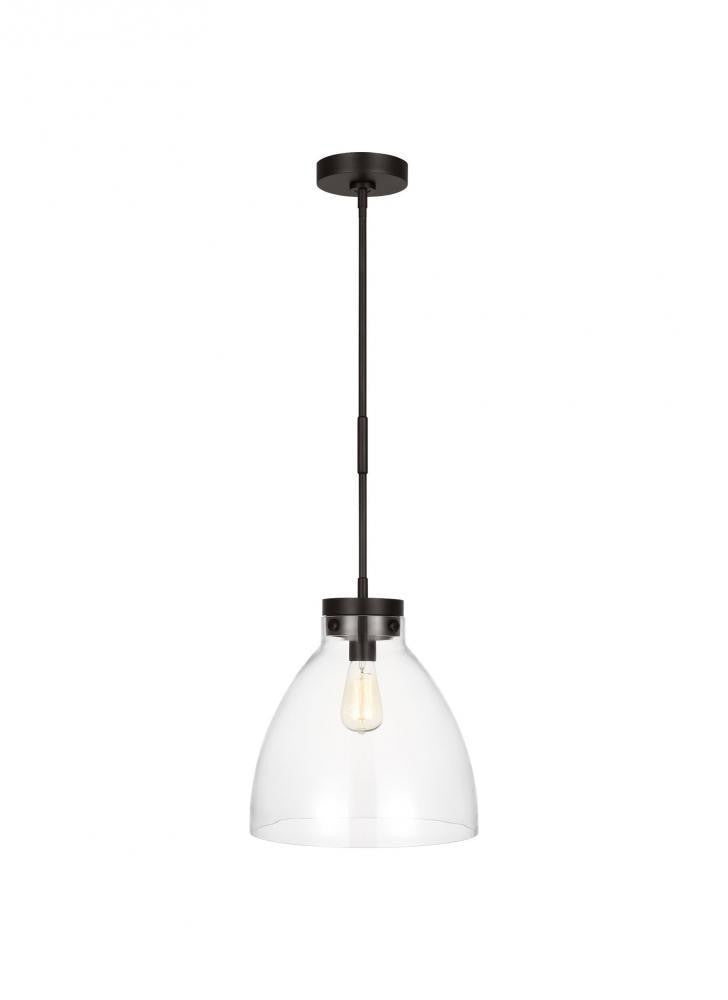 Visual Comfort Studio Garrett Wide Pendant Aged Iron