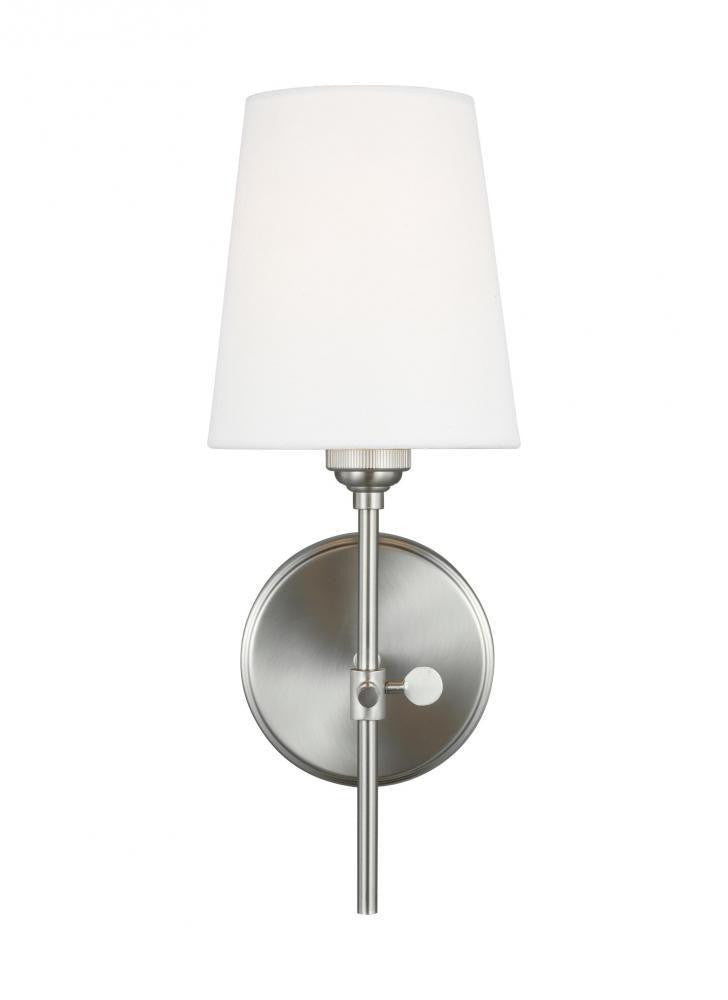 Visual Comfort Studio Baker Bath Wall Sconce Brushed Nickel