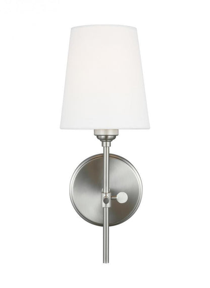 Visual Comfort Studio Baker LED Bath Wall Sconce Brushed Nickel