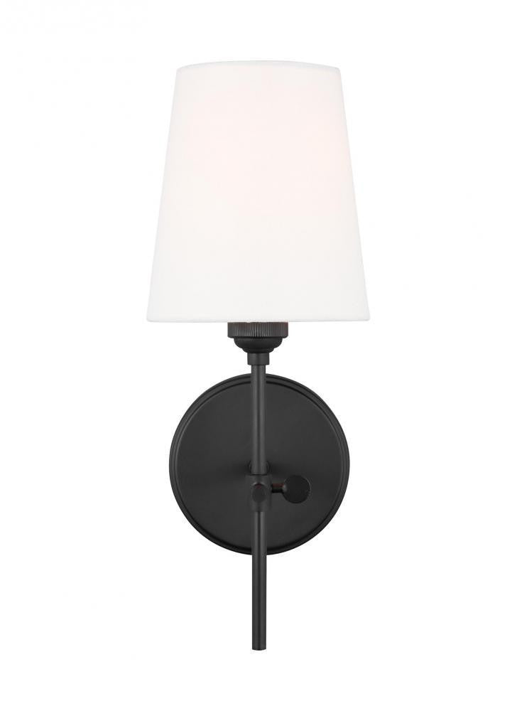 Visual Comfort Studio Baker Bath Wall Sconce Midnight Black