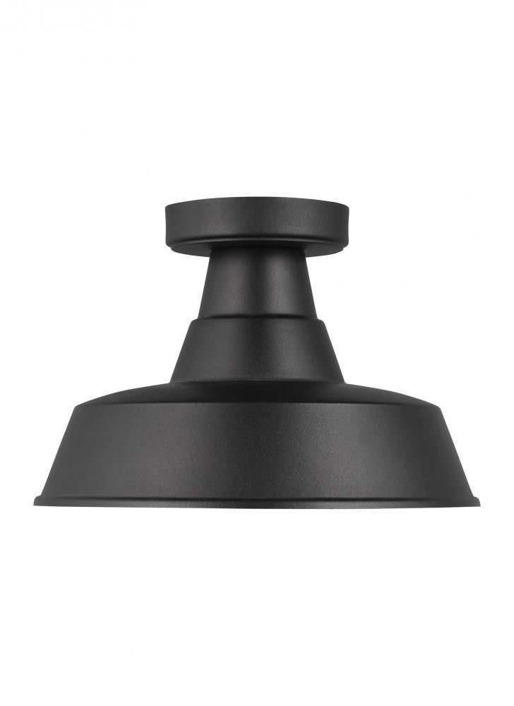 Visual Comfort Studio Barn Light Outdoor Flush Mount Black