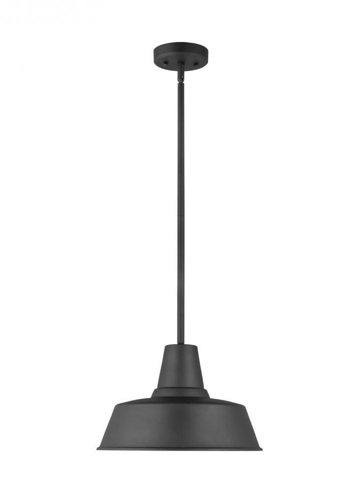 Visual Comfort Studio Barn Light Outdoor Pendant Black