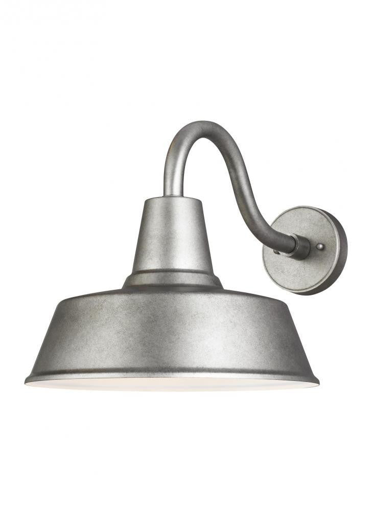 Visual Comfort Studio Barn Light Large Outdoor Turtle Friendly LED Wal Weathered Pewter