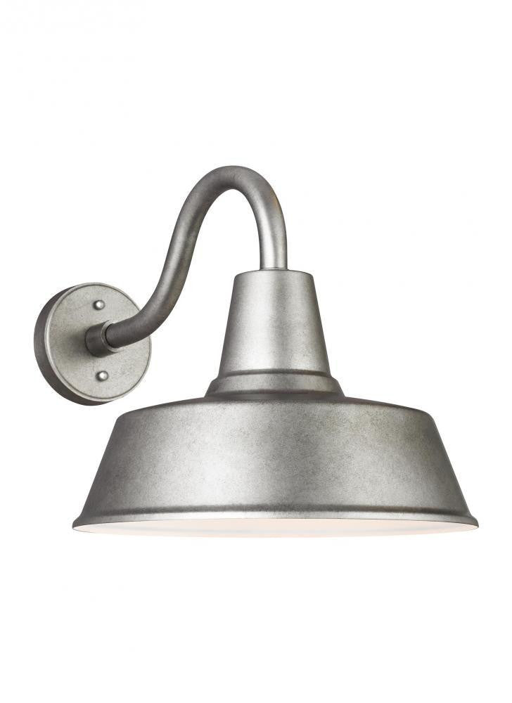 Visual Comfort Studio Barn Light Large Outdoor Wall Lantern Weathered Pewter