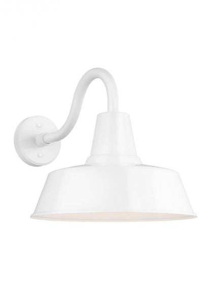 Visual Comfort Studio Barn Light Large Outdoor Wall Lantern White