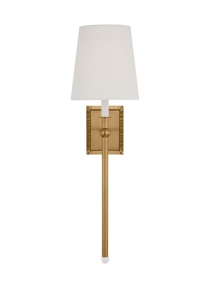 Visual Comfort Studio Baxley Tall Wall Sconce Burnished Brass