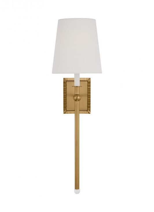 Visual Comfort Studio Baxley Tall Wall Sconce Burnished Brass