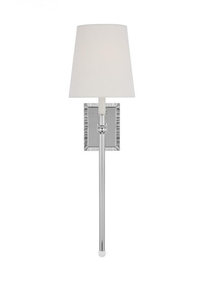 Visual Comfort Studio Baxley Tall Wall Sconce Polished Nickel