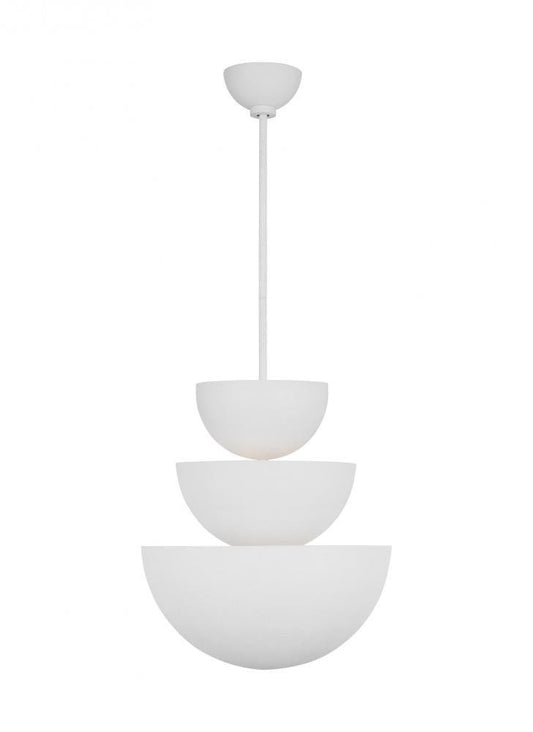 Visual Comfort Studio Beaunay 9 Light Large Chandelier Cast Plaster