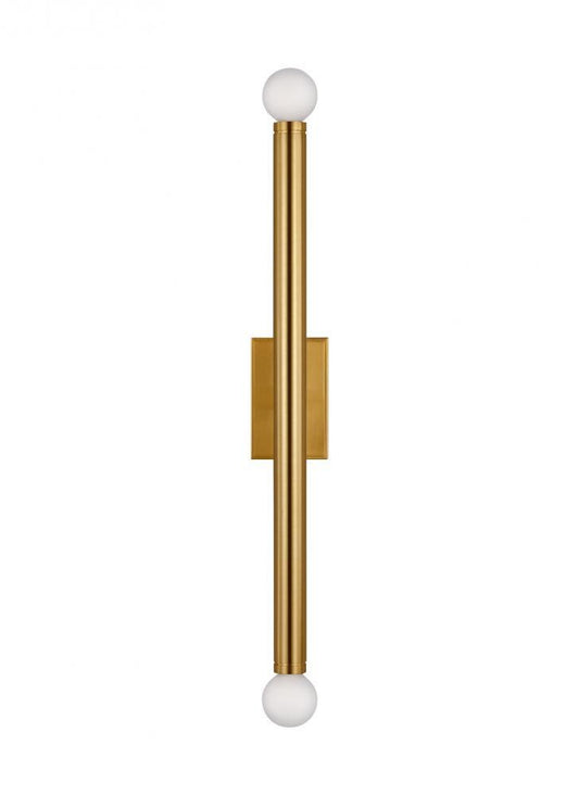 Visual Comfort Studio Beckham Modern 2 Light Large Wall Sconce Burnished Brass