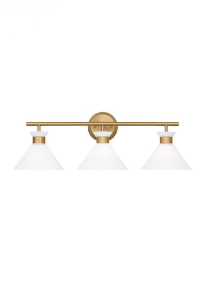 Visual Comfort Studio Belcarra 3 Light Bath Wall Sconce Satin Brass