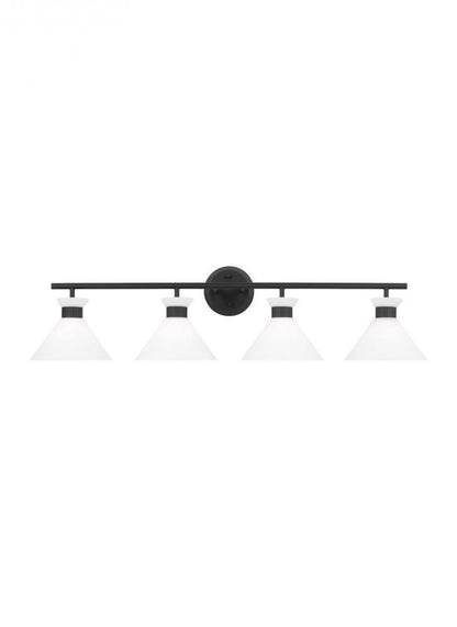 Visual Comfort Studio Belcarra 4 Light Bath Wall Sconce Midnight Black