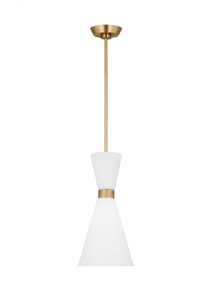 Visual Comfort Studio Belcarra Small Pendant Satin Brass