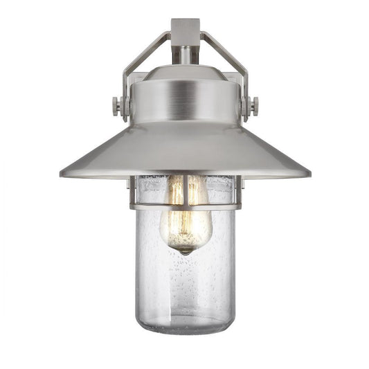 Visual Comfort Studio Boynton Medium Wall Lantern Painted Brushed Steel