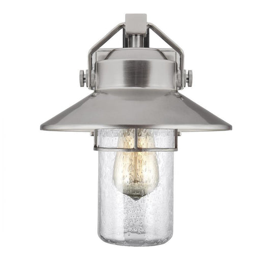 Visual Comfort Studio Boynton Small Wall Lantern Painted Brushed Steel