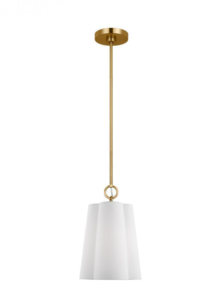 Visual Comfort Studio Bronte Small Pendant Burnished Brass