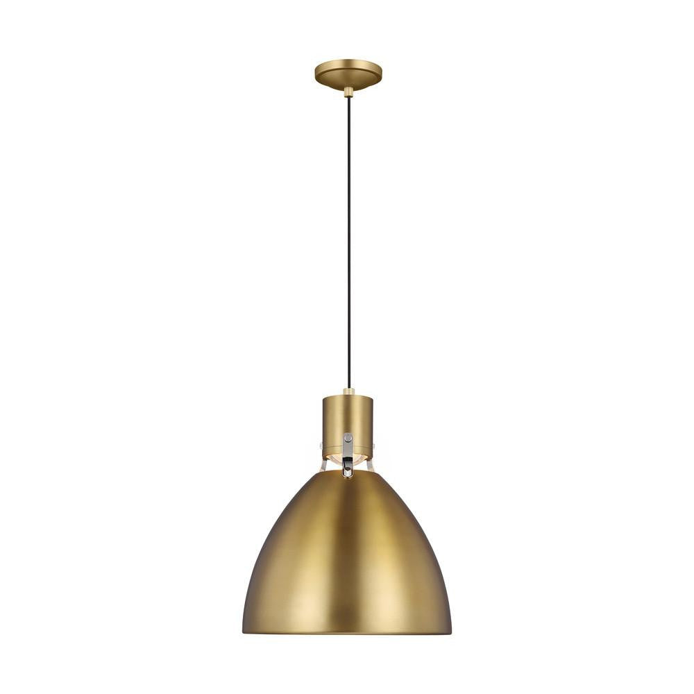 Visual Comfort Studio Brynne Small LED Pendant Burnished Brass