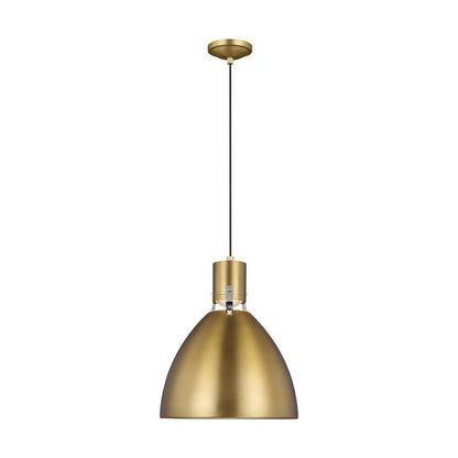 Visual Comfort Studio Brynne Small LED Pendant Burnished Brass
