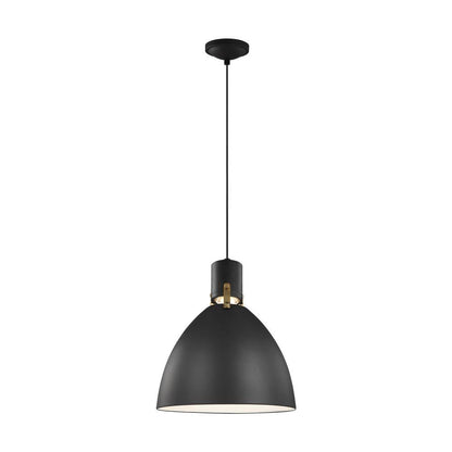 Visual Comfort Studio Brynne Small LED Pendant Matte Black