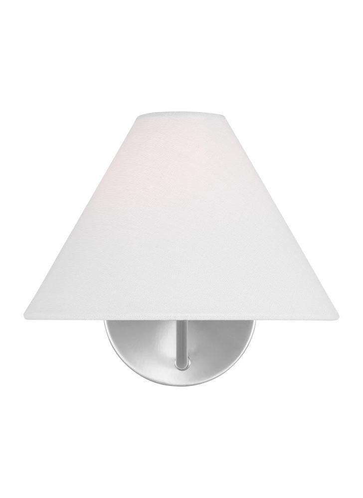 Visual Comfort Studio Burke Medium Wall Sconce Brushed Steel