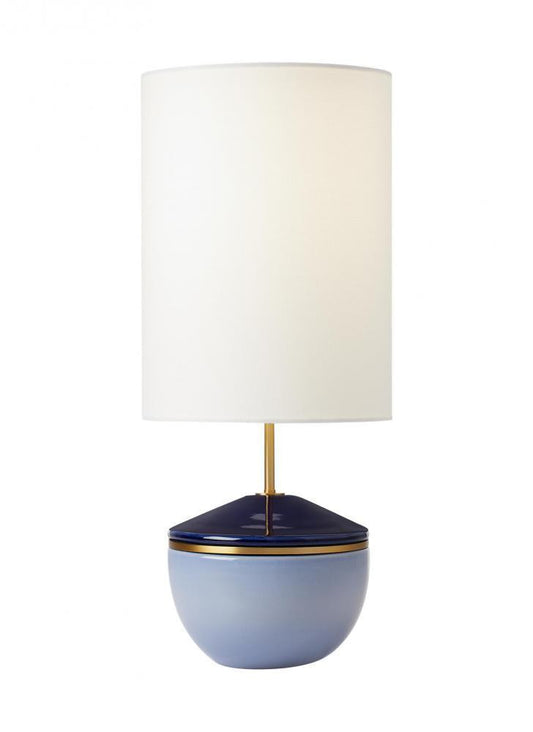 Visual Comfort Studio Cade Medium LED Table Lamp Polar Blue
