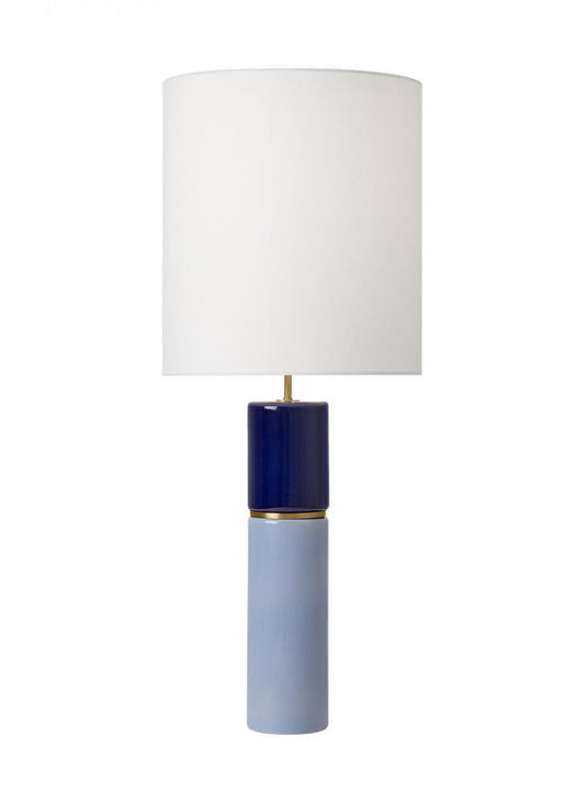 Visual Comfort Studio Cade Large LED Table Lamp Polar Blue