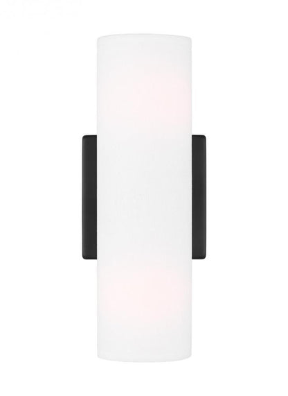 Visual Comfort Studio Capalino Medium Double Wall Sconce Midnight Black