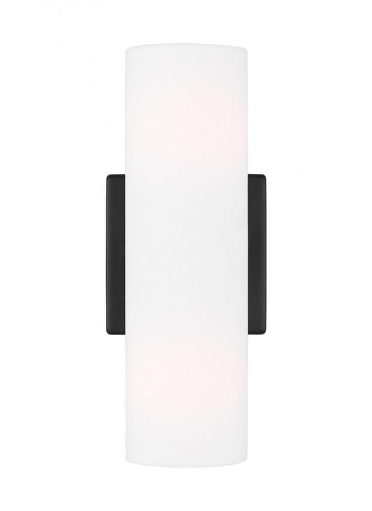 Visual Comfort Studio Capalino Medium Double Wall Sconce Midnight Black