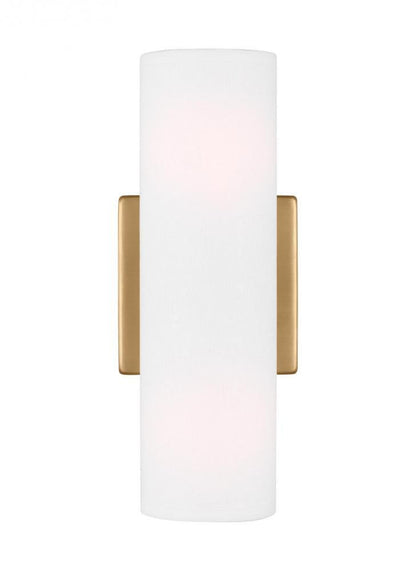 Visual Comfort Studio Capalino Medium Double Wall Sconce Satin Brass