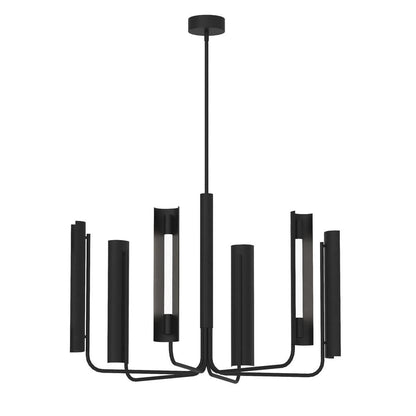 Visual Comfort Studio Carson 6 Light LED Chandelier Midnight Black