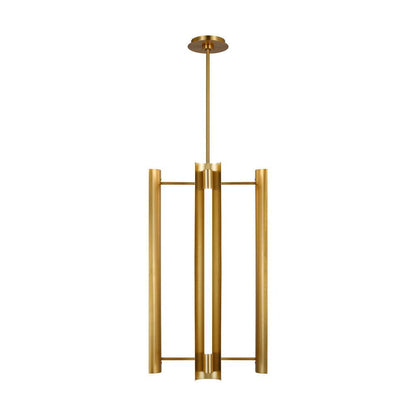 Visual Comfort Studio Carson 4 Light LED Pendant Burnished Brass
