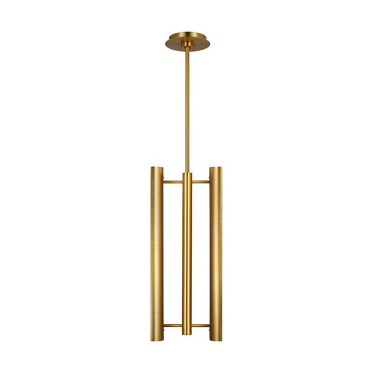 Visual Comfort Studio Carson 2 Light LED Pendant Burnished Brass