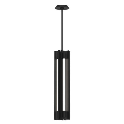 Visual Comfort Studio Carson 4 Light Narrow LED Pendant Midnight Black