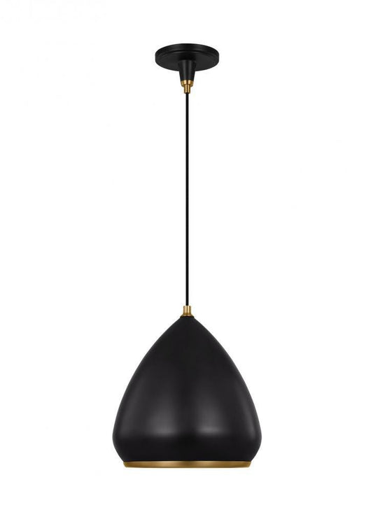 Visual Comfort Studio Clasica Medium Pendant Aged Iron