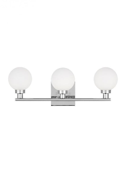 Visual Comfort Studio Clybourn 3 Light Bath Wall Sconce Chrome