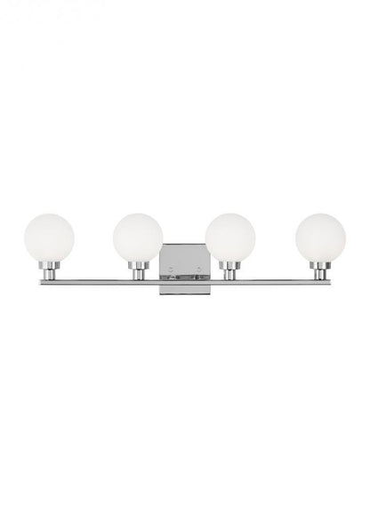 Visual Comfort Studio Clybourn 4 Light Bath Wall Sconce Chrome