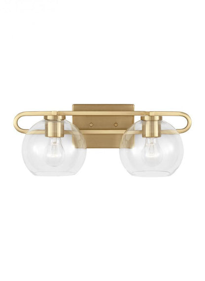 Codyn 2 Light Vanity Light - Satin Brass LED